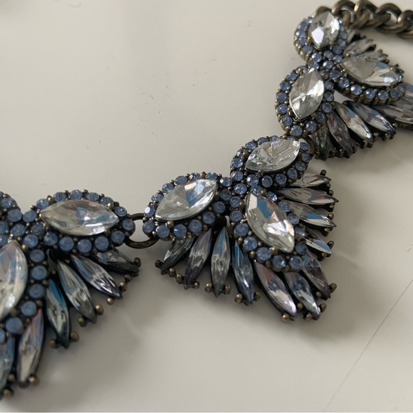 Elegant Bejeweled Statement Necklace - Picture 2 of 4